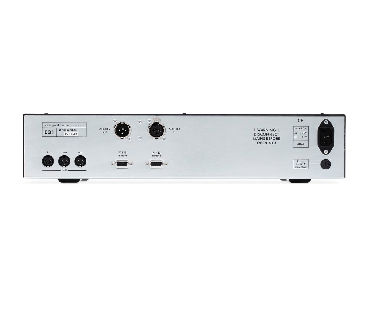 WEISS EQ1-MK2 7-Band Equalizer – Weiss Engineering